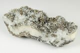 Quartz Crystals with Pyrite, Chalcopyrite & Sphalerite - Peru #195820-1